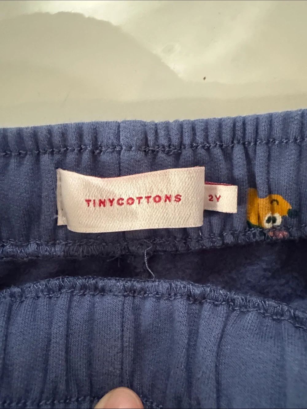 SET | Tinycottons | Navy Sweatshirt and Pants with Puppy Print